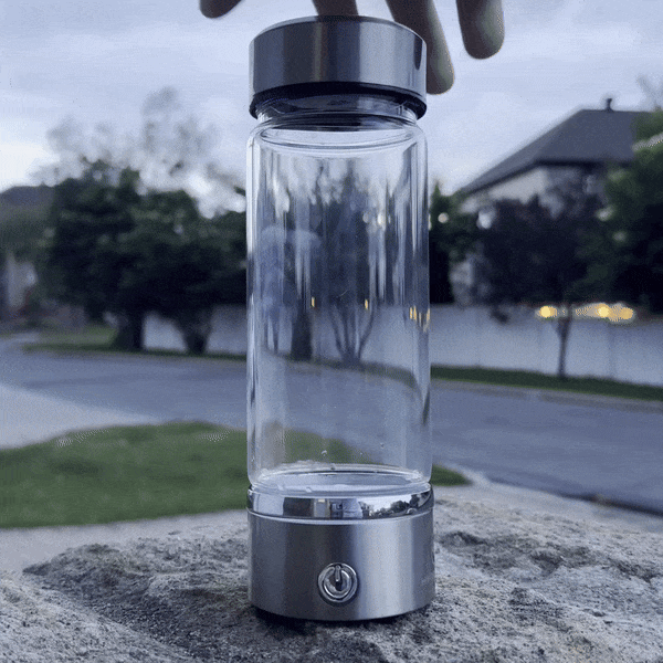 HydroWave hydrogen bottle in use
